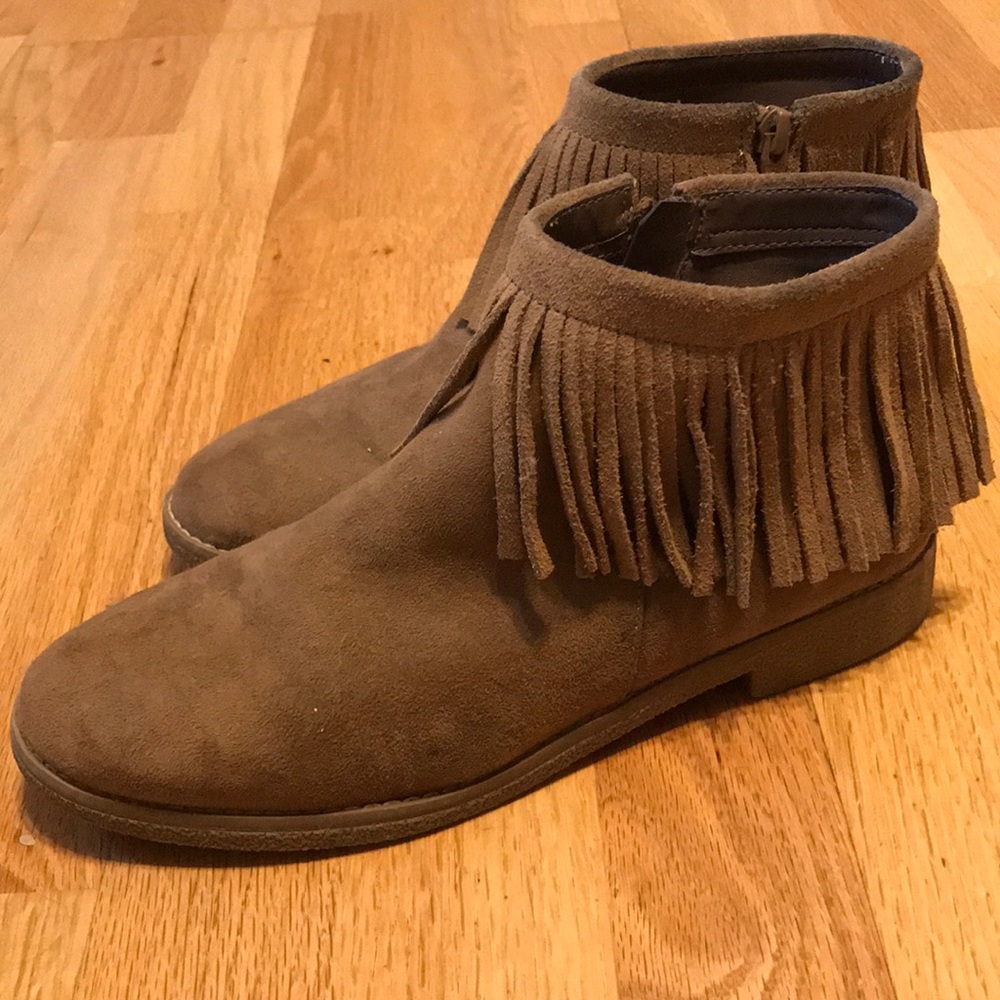 Fringe Ankle Boots